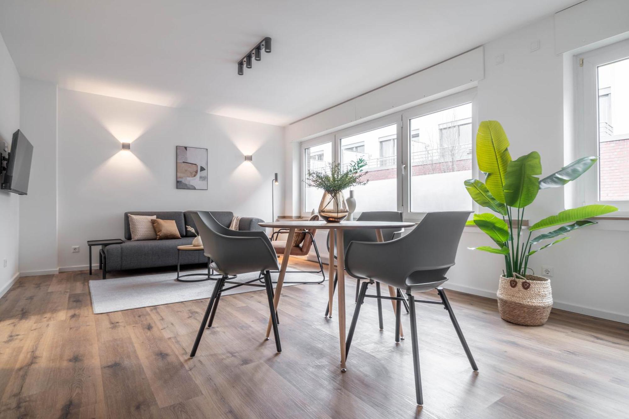 Modern & Minimal - Design-Apartment In Stadtmitte Wesel  Buitenkant foto