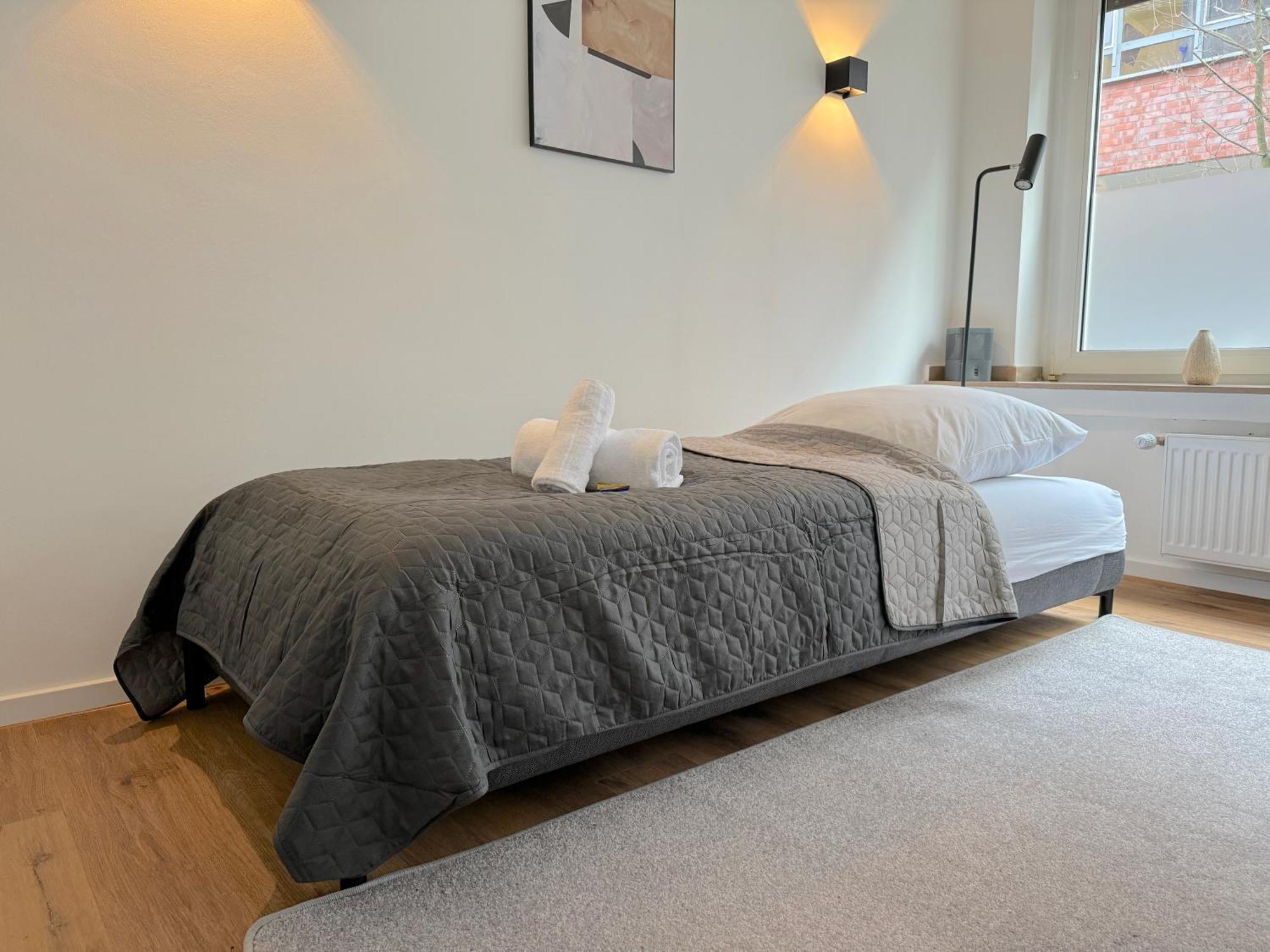 Modern & Minimal - Design-Apartment In Stadtmitte Wesel  Buitenkant foto