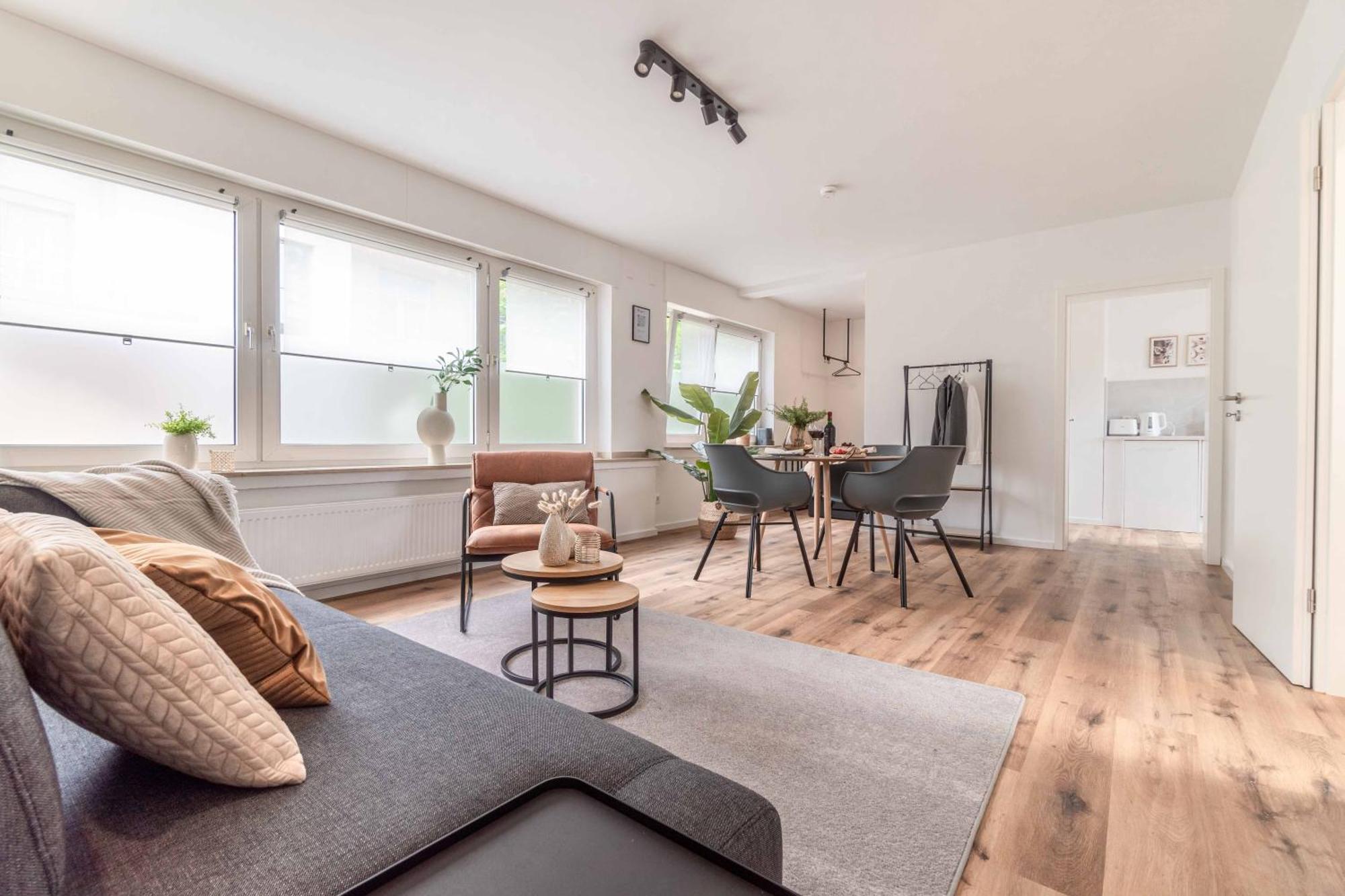Modern & Minimal - Design-Apartment In Stadtmitte Wesel  Buitenkant foto